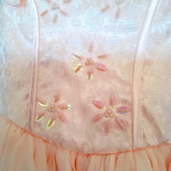 Beautiful Special Occasion Dress with Rosettes - Picture 4 of 10